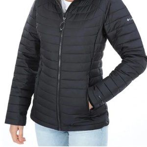 columbia women's white out ll omni heat hooded jacket puffer